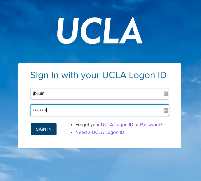 Sign in with your UCLA Logon ID to a service that requires MFA